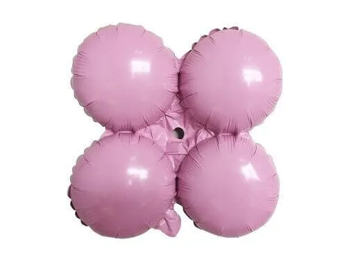 30" Quad Baby Pink Mylar Balloon