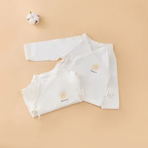 ANNIEWIN Organic Cotton Newborn Wrap Shirt – Star Print"