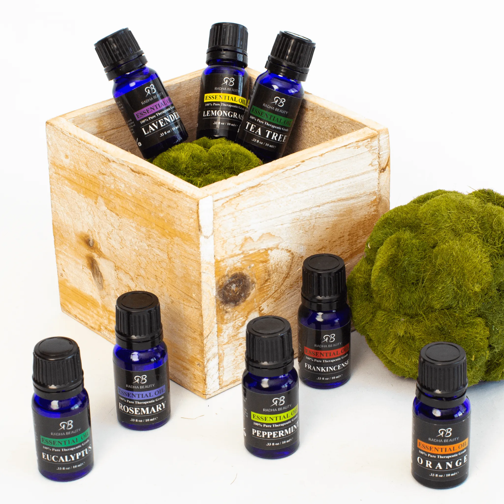 Aromatherapy Top 8 Essential Oil Set