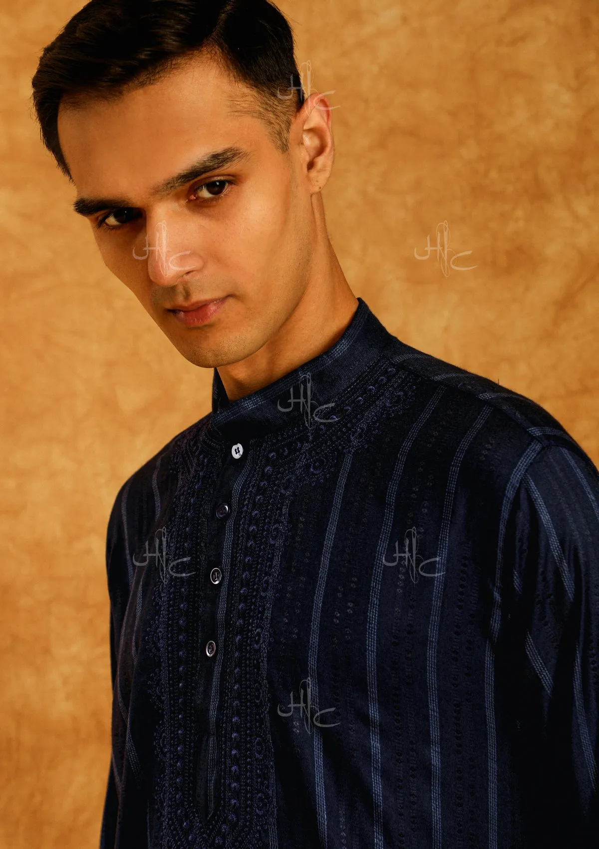 Asad Embroidered Rayon Straight Men's Kurta