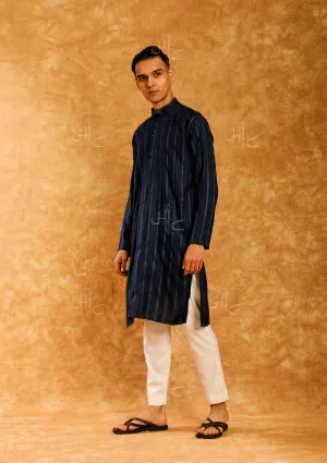 Asad Embroidered Rayon Straight Men's Kurta