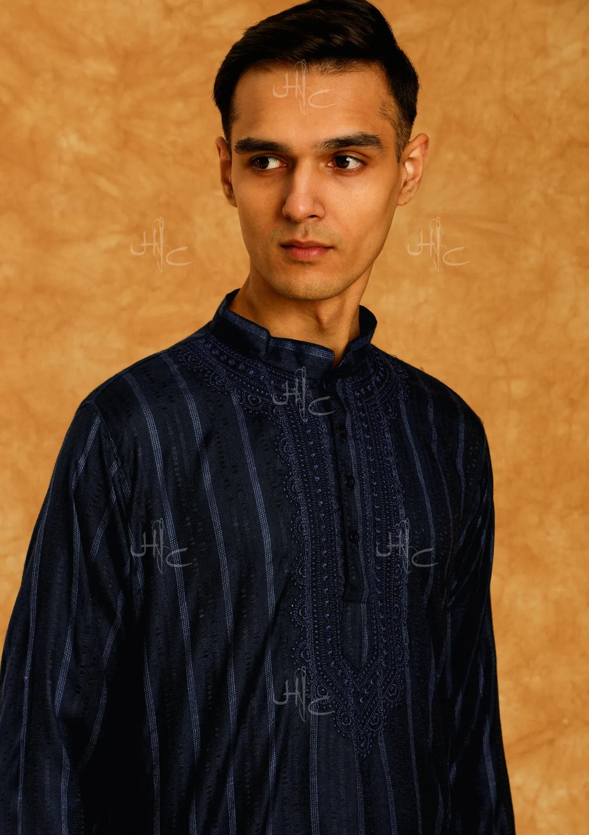 Asad Embroidered Rayon Straight Men's Kurta