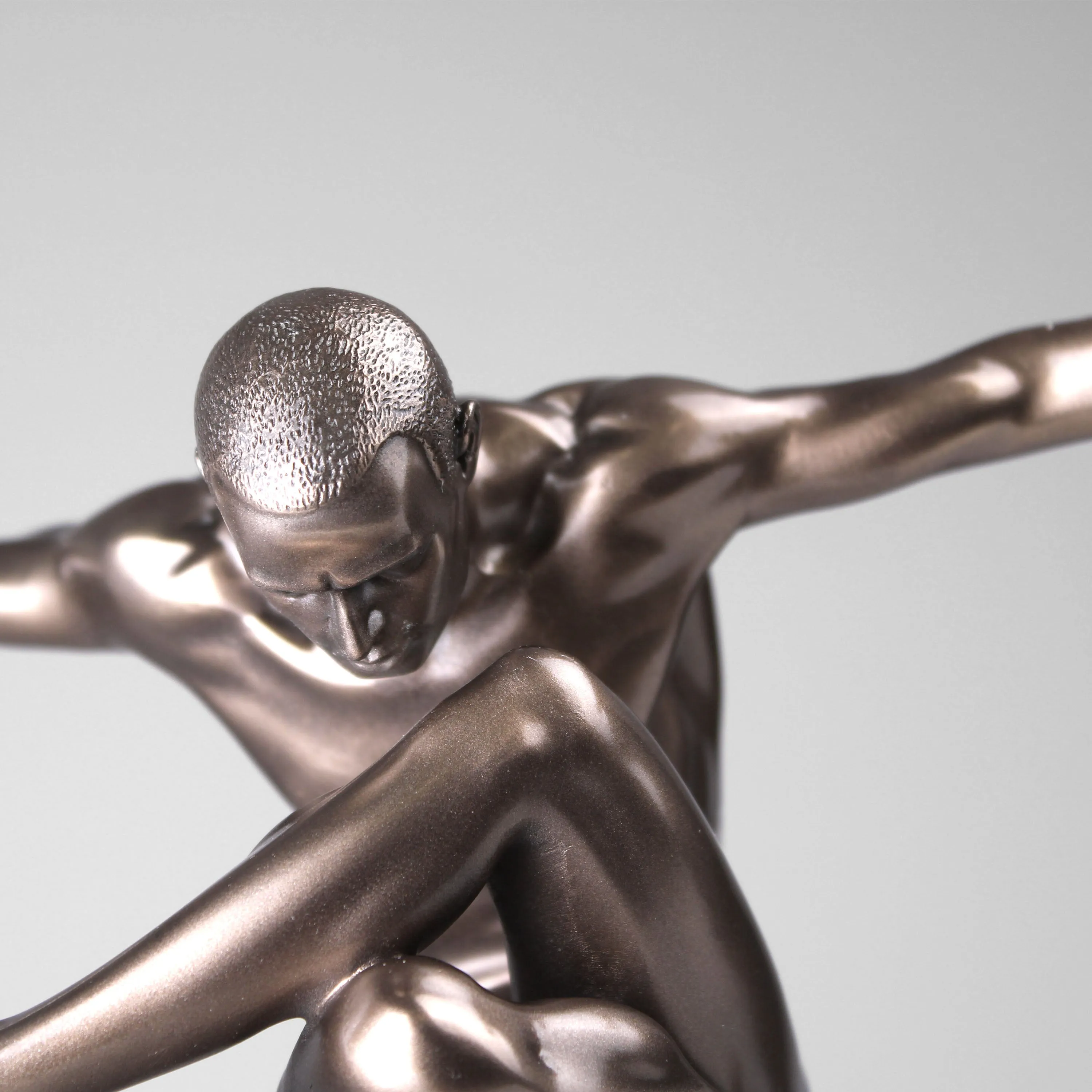 Athlete Statue (Cold Cast Bronze Sculpture)