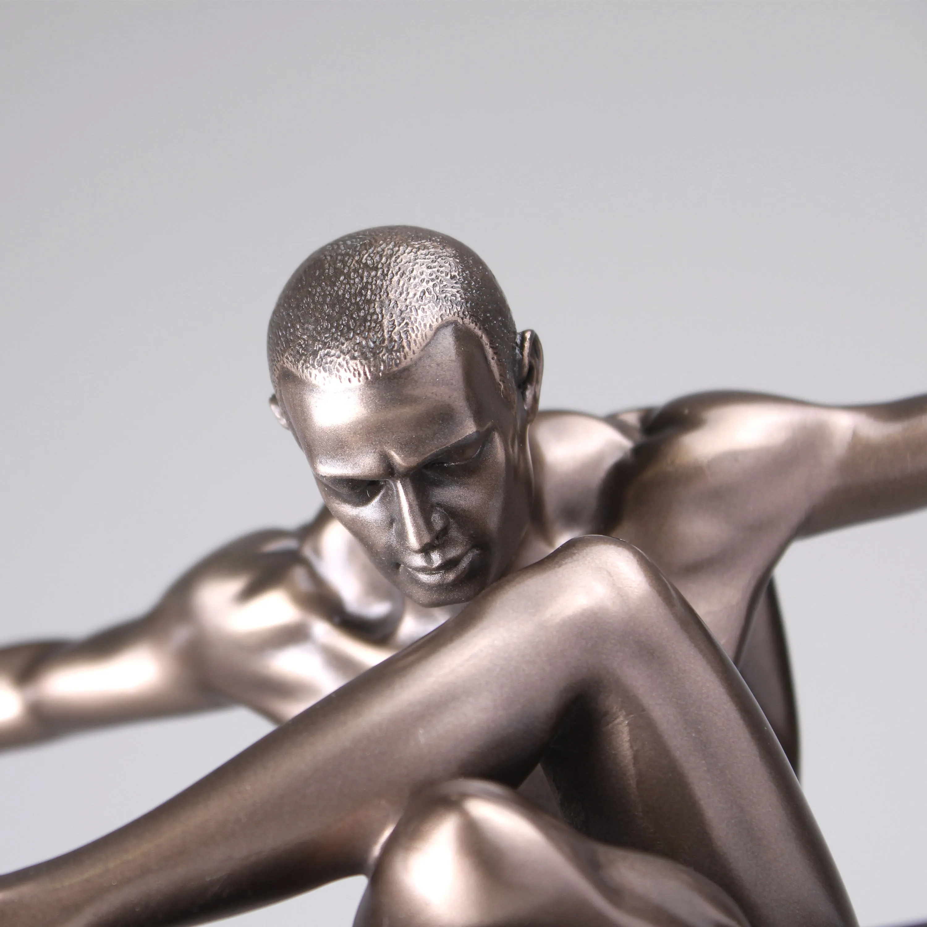 Athlete Statue (Cold Cast Bronze Sculpture)