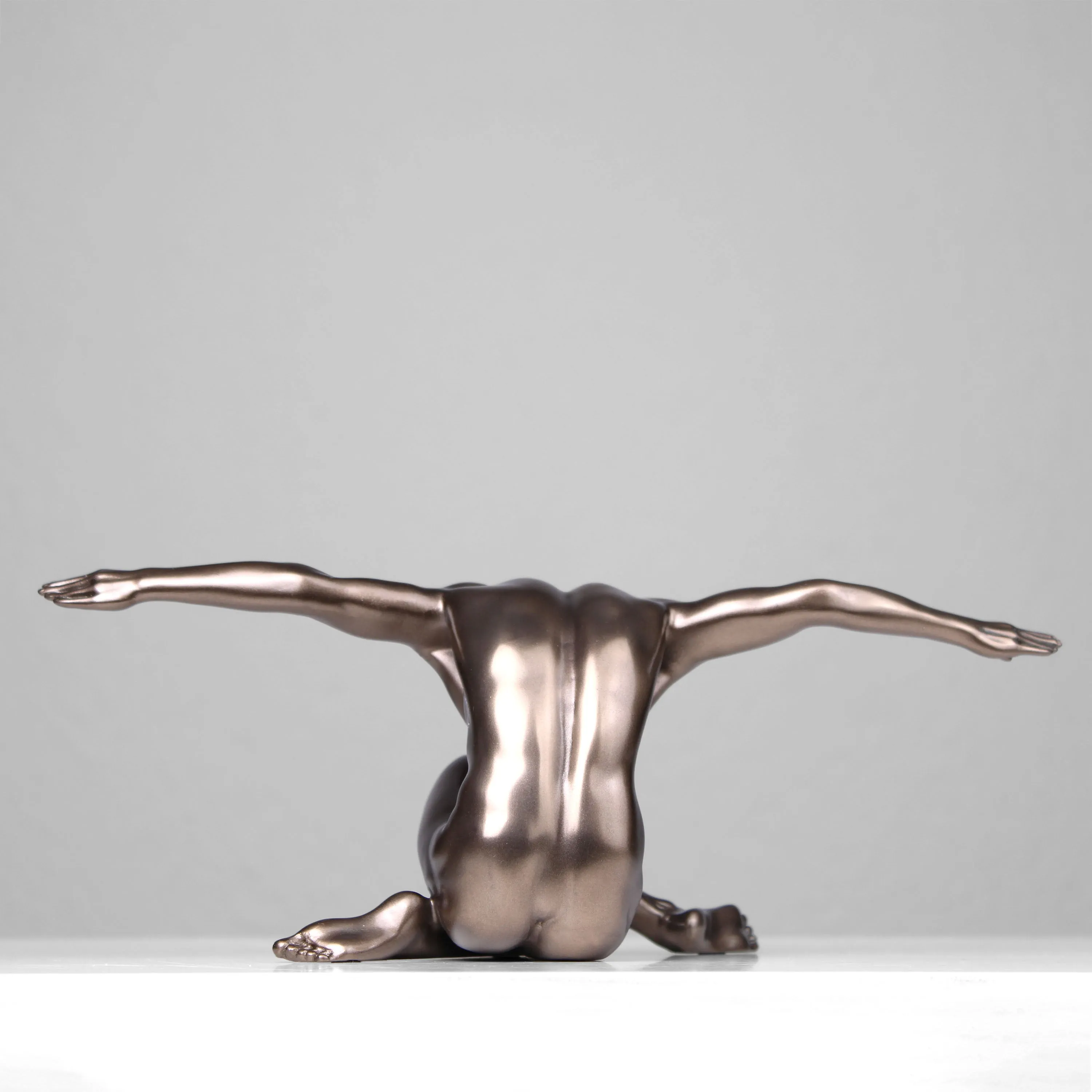 Athlete Statue (Cold Cast Bronze Sculpture)