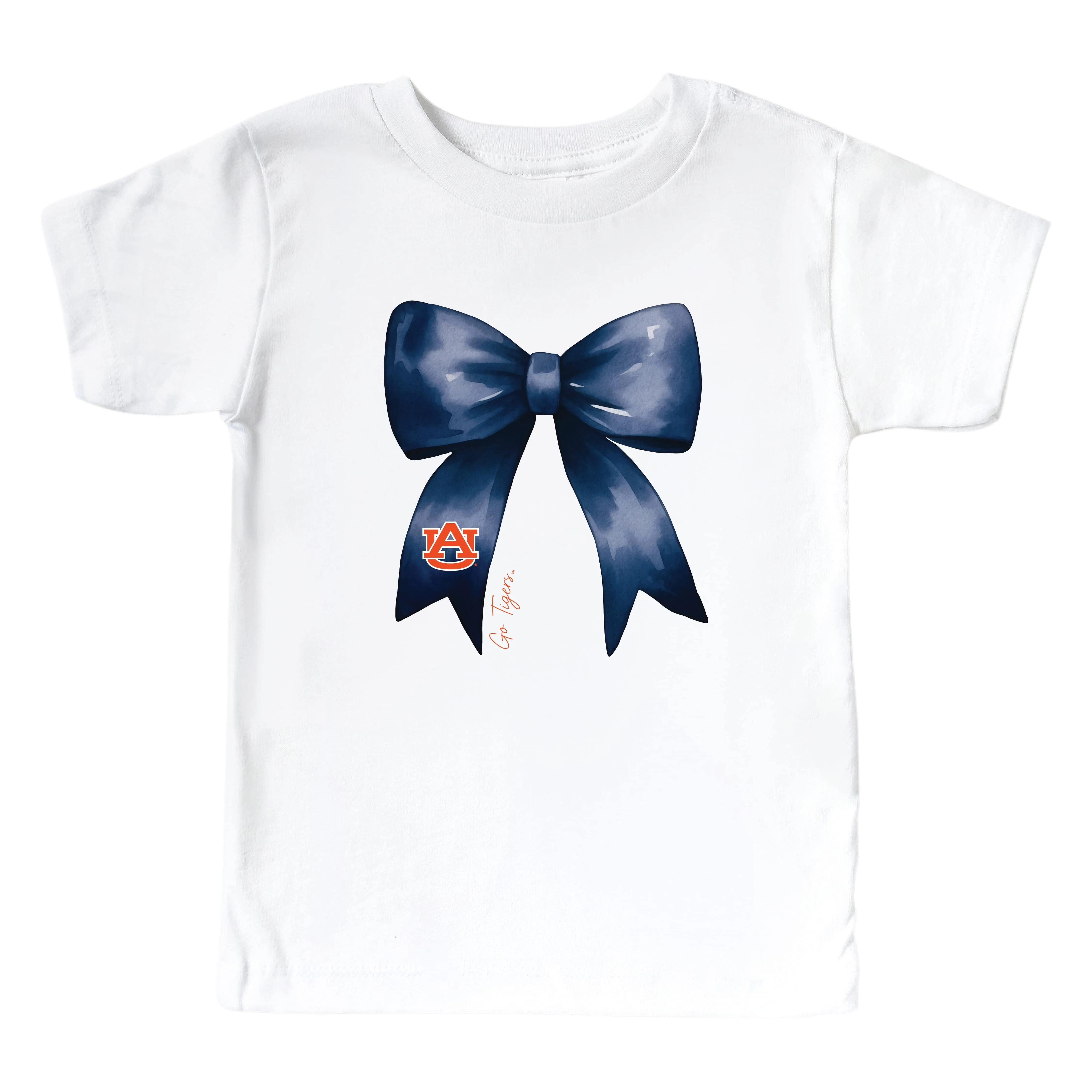 Auburn University | Footballs & Bows Kids Graphic Tee