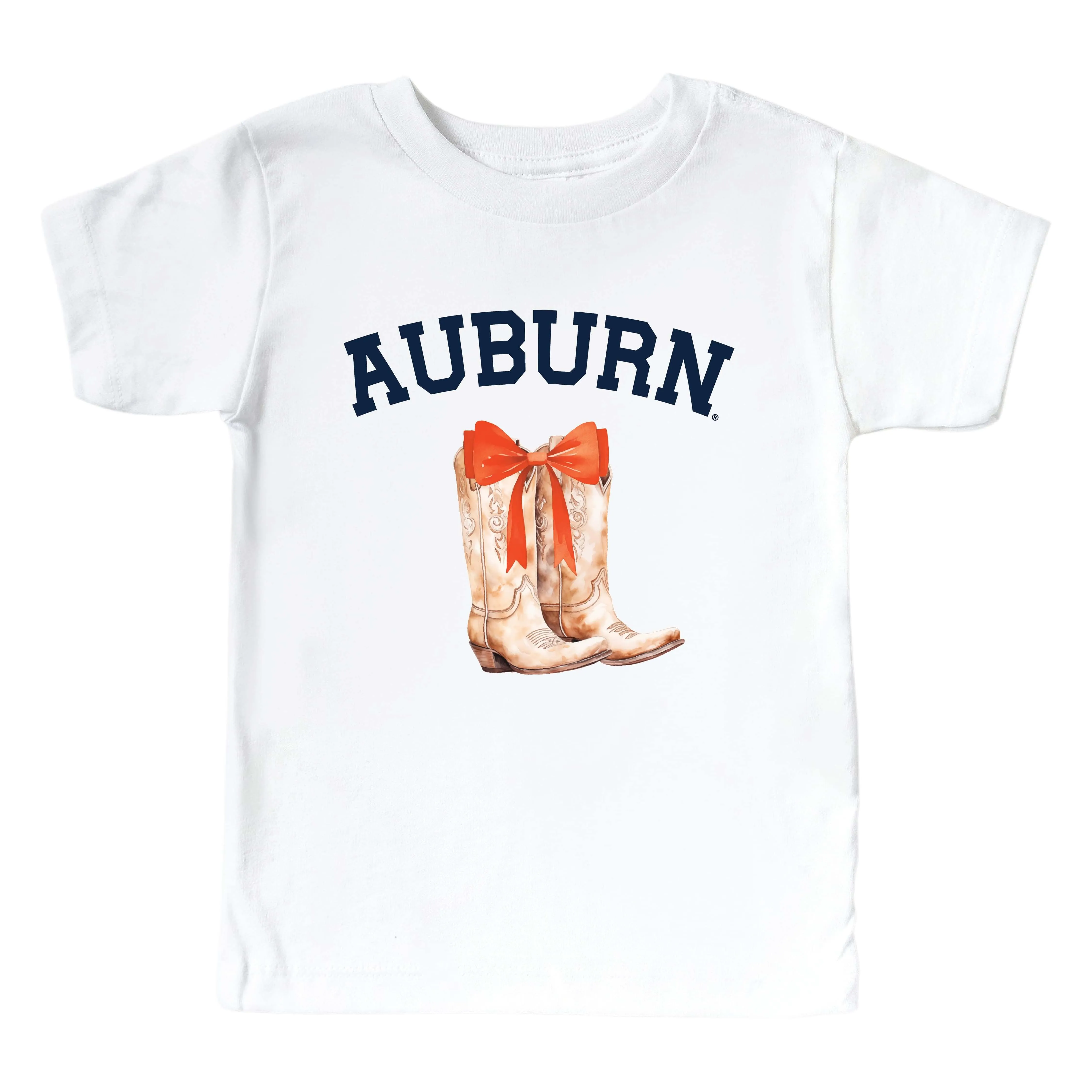 Auburn University | Footballs & Bows Kids Graphic Tee