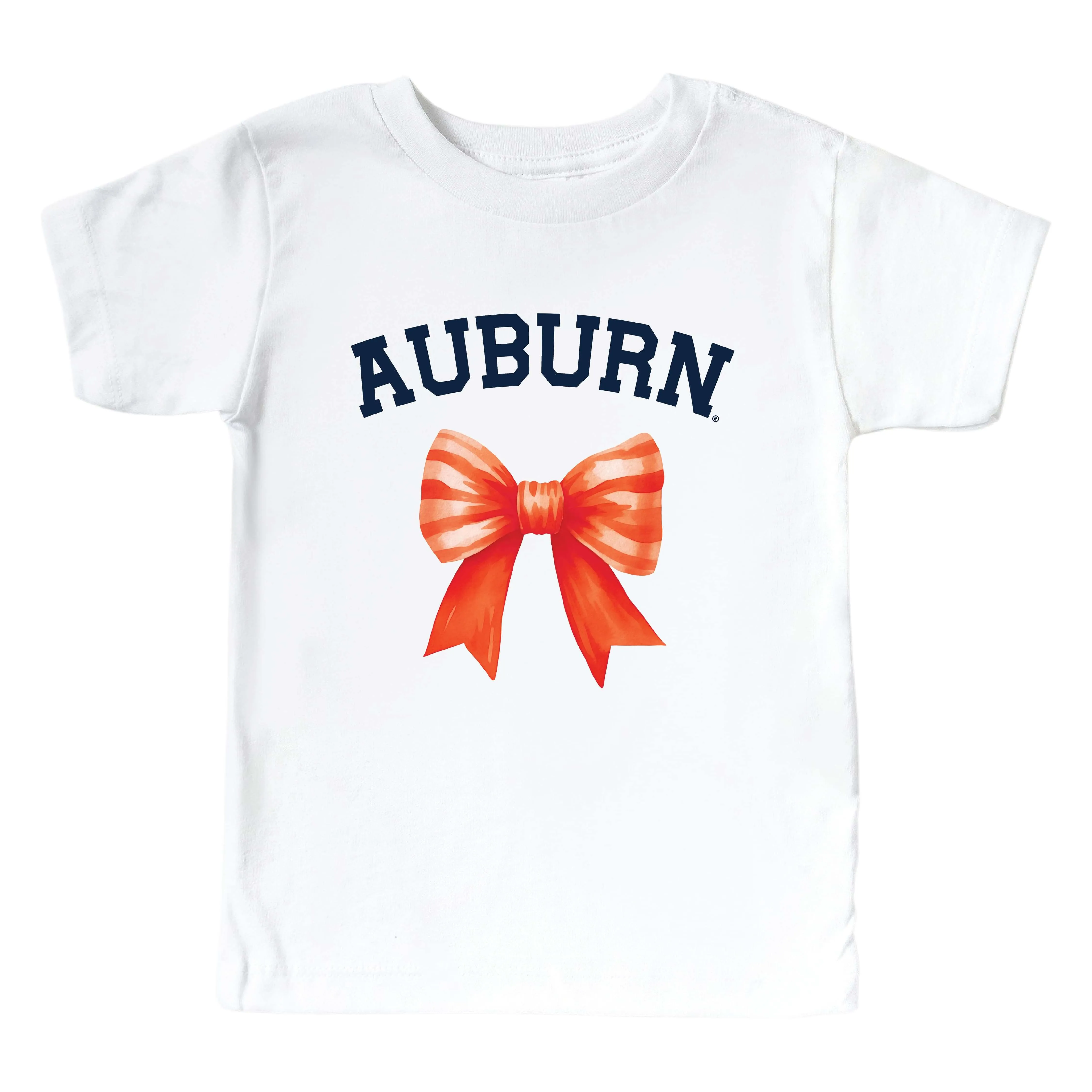 Auburn University | Footballs & Bows Kids Graphic Tee