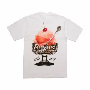 August "Frozen Custard" Pocket T-Shirt (White)