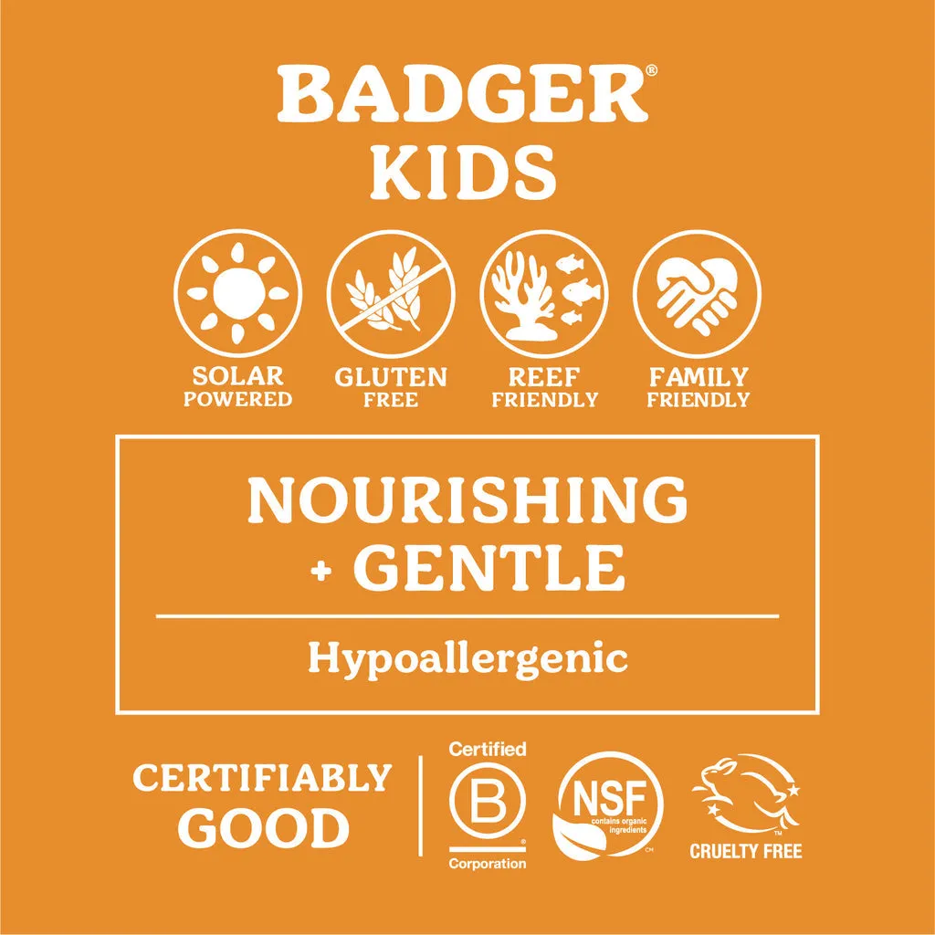 Badger Spf 40 Kids Mineral Sunscreen Cream 2.9Oz