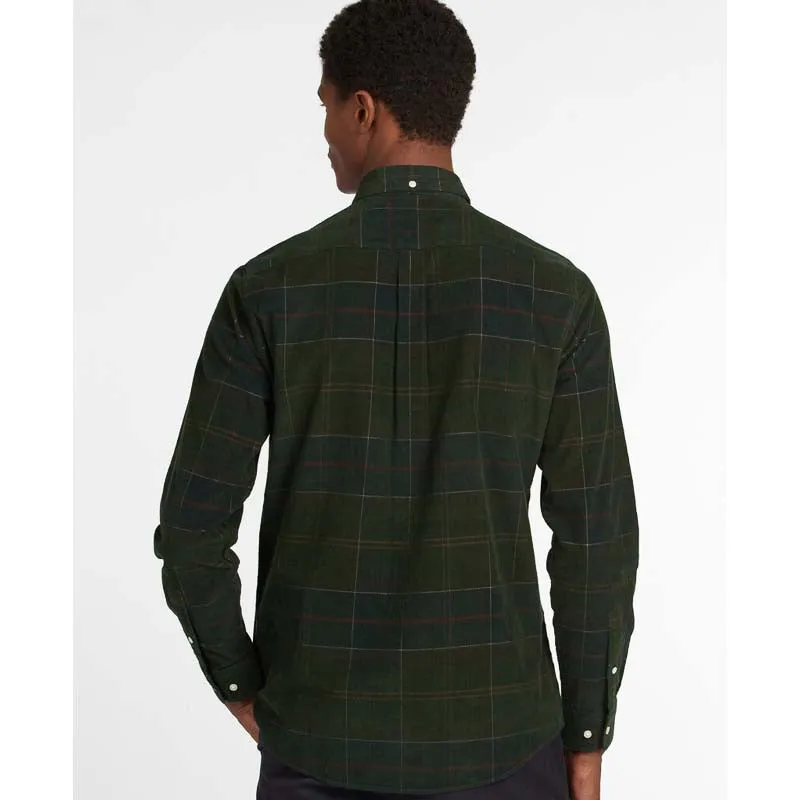 Barbour Blair Corduroy Tailored Mens Shirt - Classic Tartan