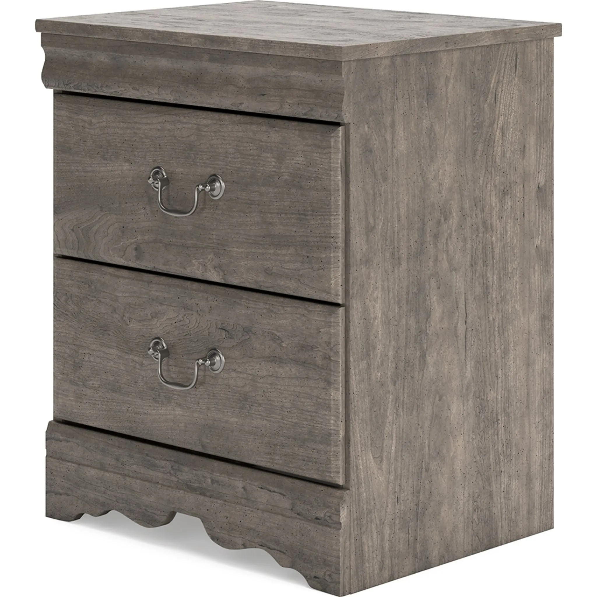 Bayzor Two Drawer Nightstand