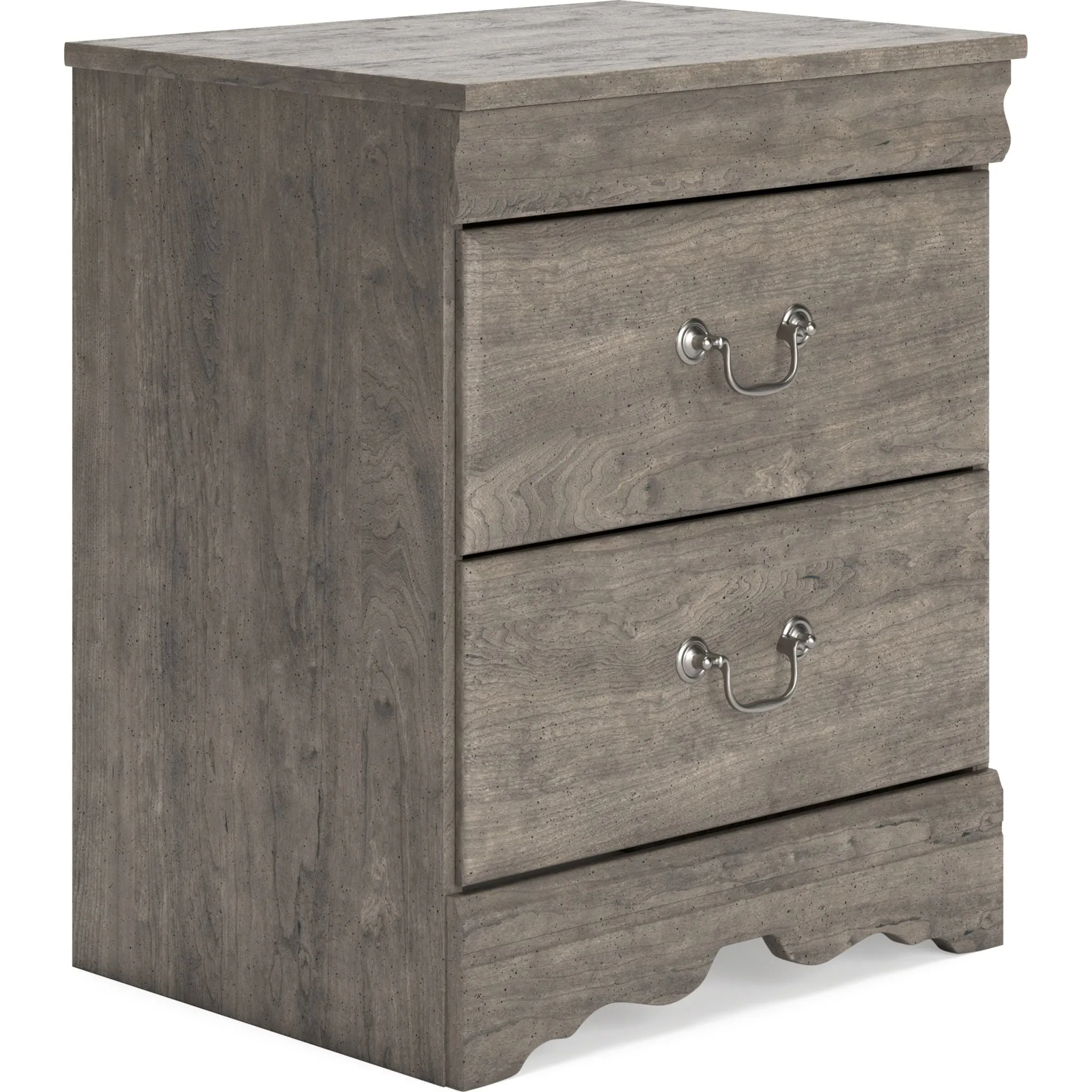 Bayzor Two Drawer Nightstand