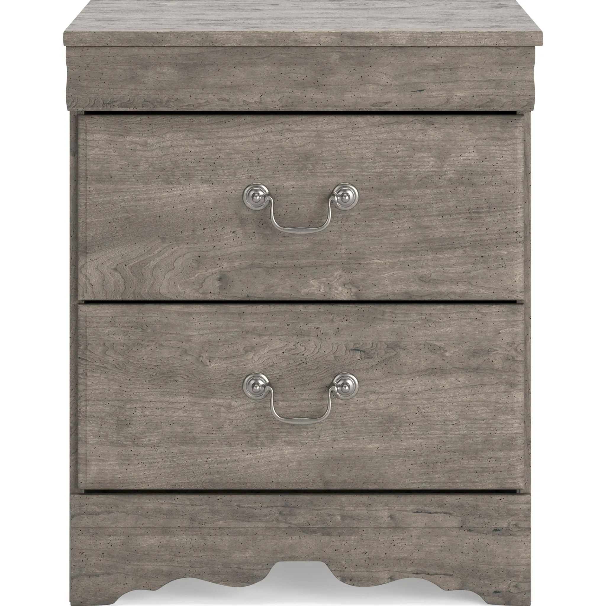 Bayzor Two Drawer Nightstand