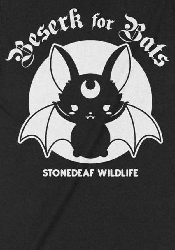 Beserk for Bats | STONEDEAF CHARITY FITTED T-SHIRT