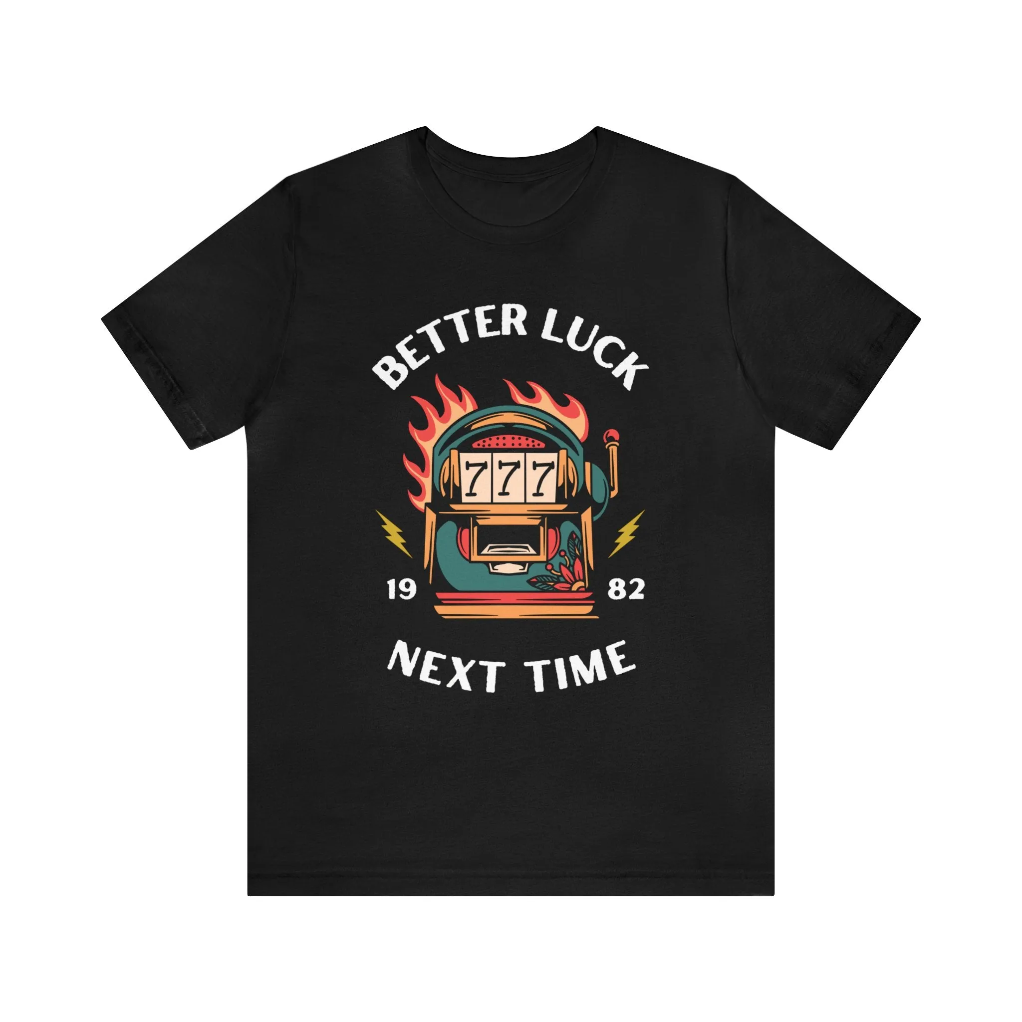 Better Luck Next Time Tattoo T-shirt / Traditional Tattoo Tee Shirt / Punk Rock Clothing Tshirt Rockabilly Psychobilly Freak Goth