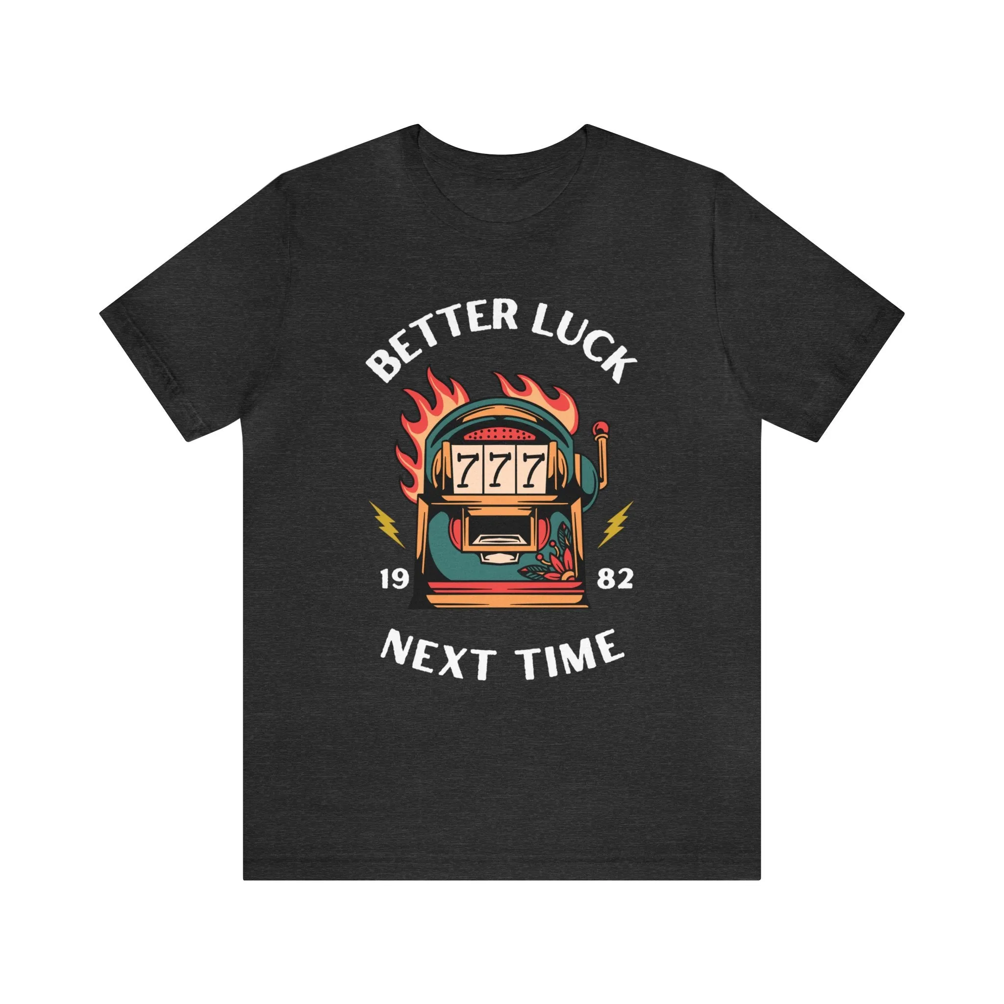 Better Luck Next Time Tattoo T-shirt / Traditional Tattoo Tee Shirt / Punk Rock Clothing Tshirt Rockabilly Psychobilly Freak Goth