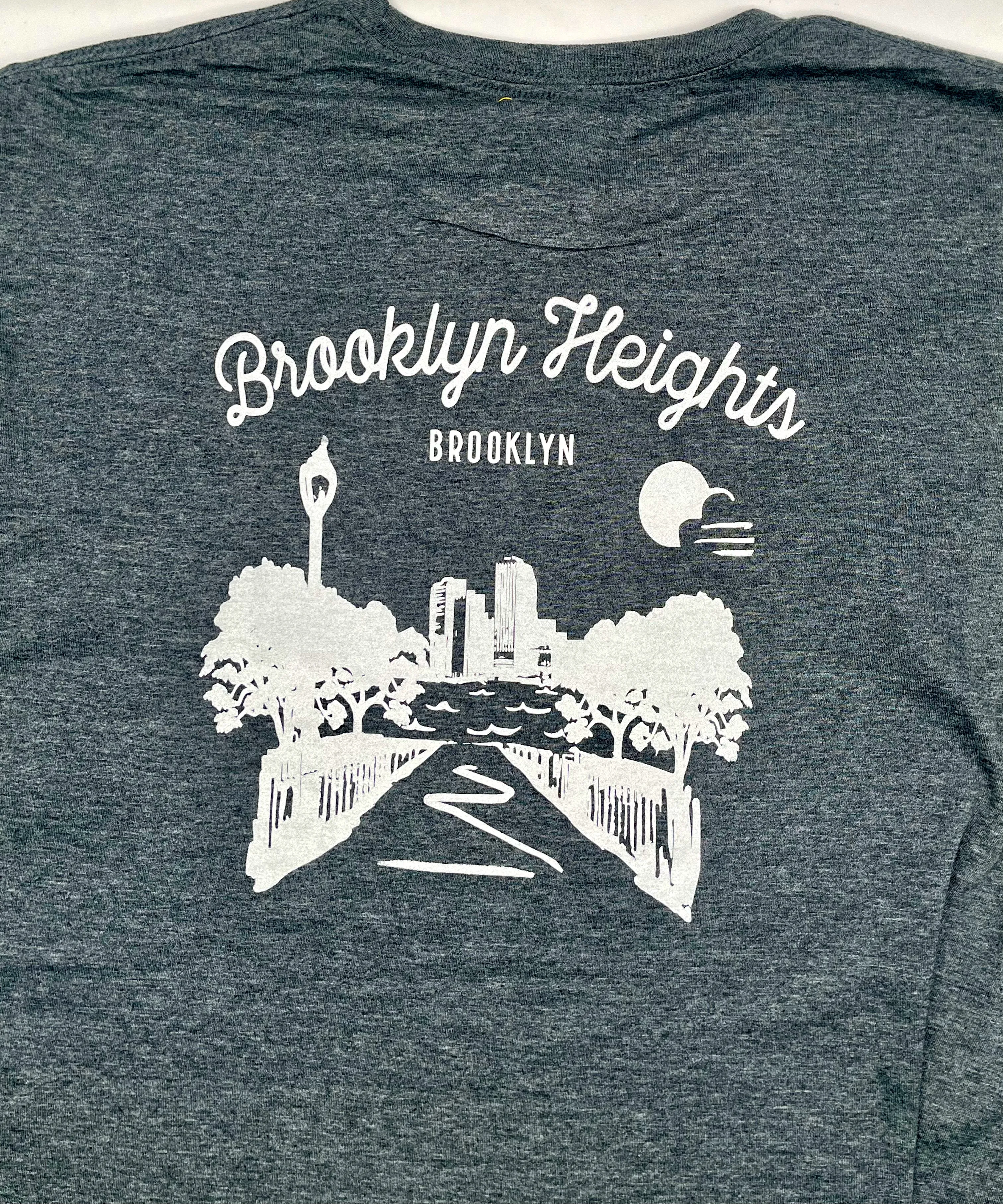 Bk Heights T-shirt Heather Gray Adult Size M