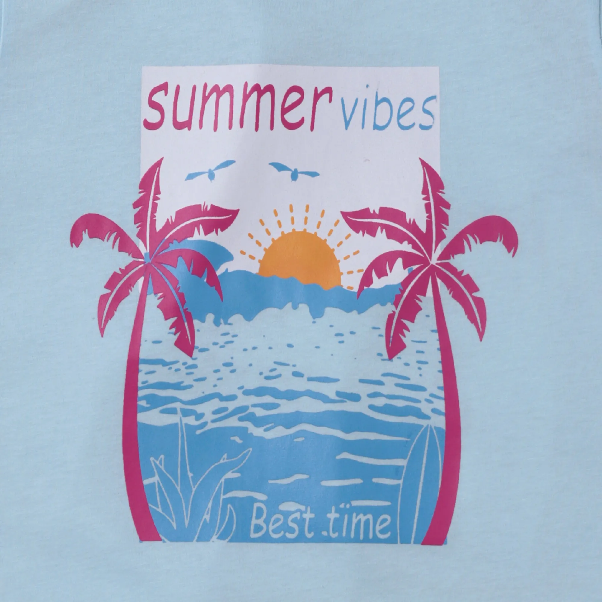 Blue Summer Vibes T-Shirt