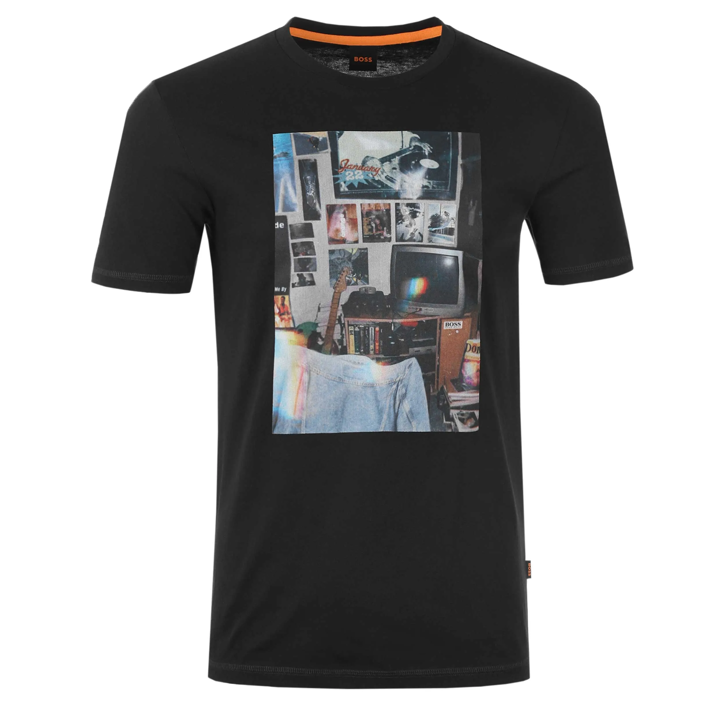 BOSS TeMemory T-Shirt in Black