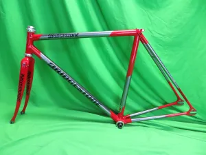 Bridgestone Columbus Max Fork Reynolds 853 // Red Gray Silver Two Tone // 51.5cm