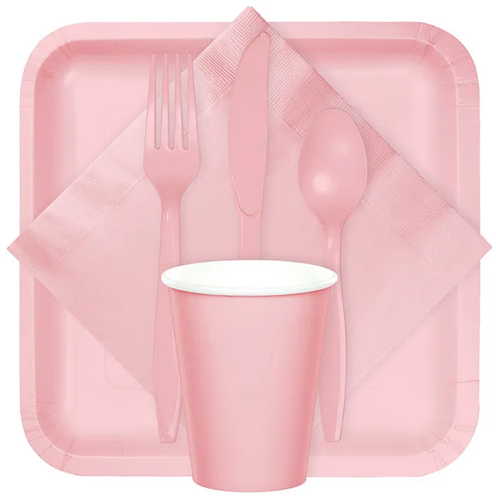 Bulk Classic Pink Bulk Plastic Spoons (600 per Case)