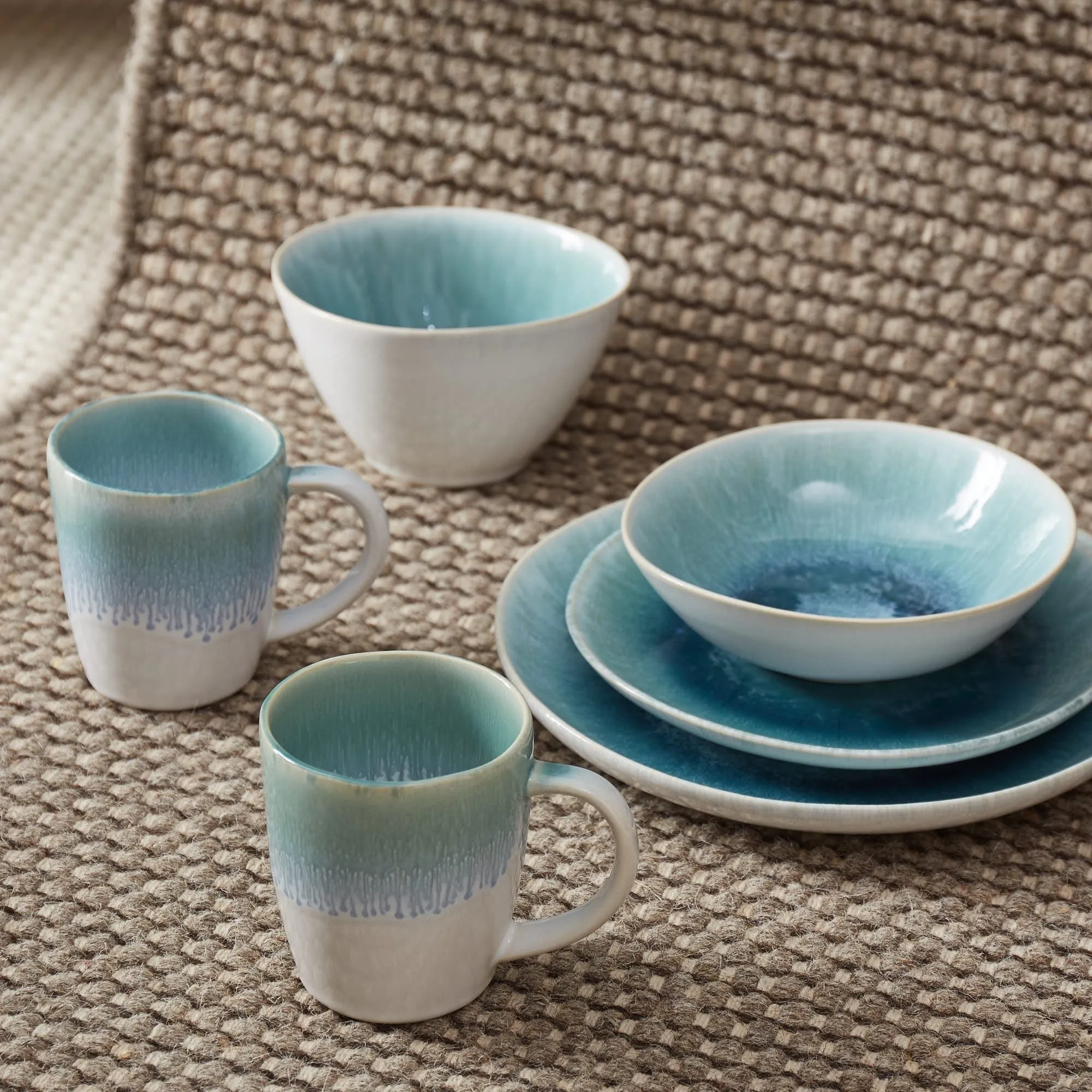 Caima Deep Bowl Set [Turquoise/Blue]