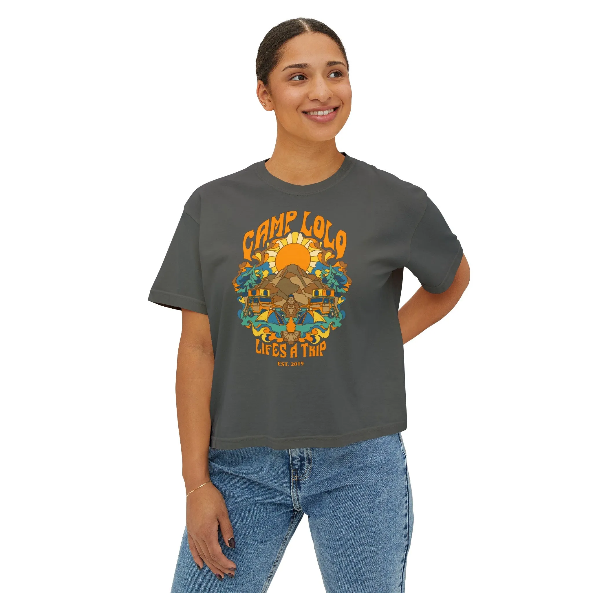 Camp Lolo Trippin' Women's Boxy Tee