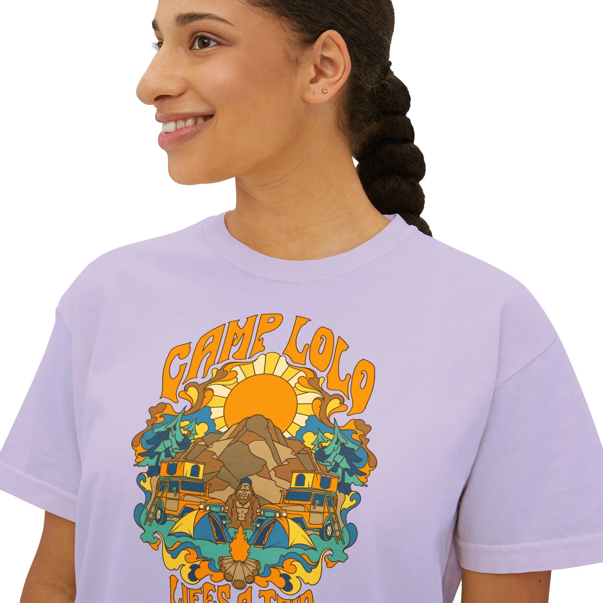 Camp Lolo Trippin' Women's Boxy Tee