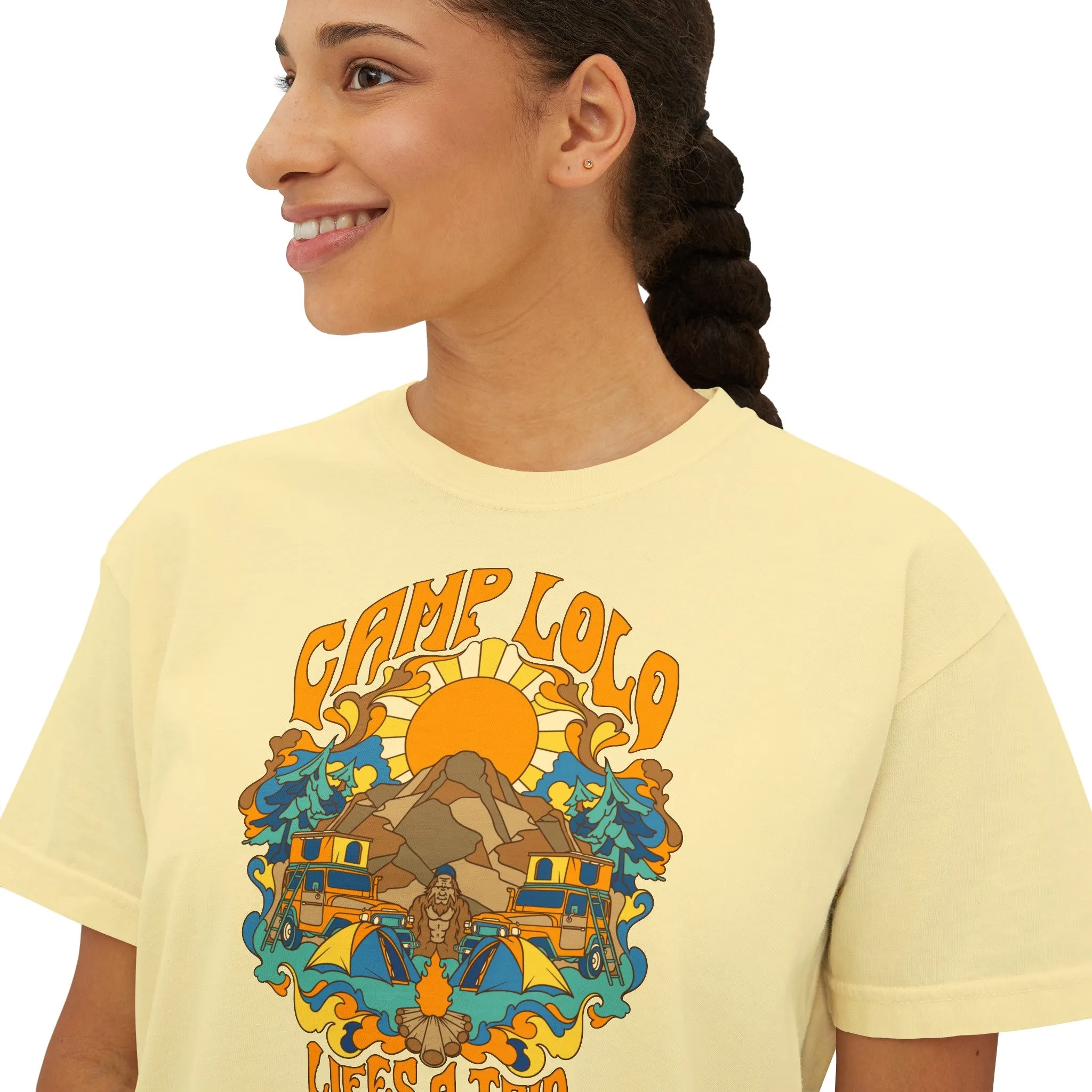 Camp Lolo Trippin' Women's Boxy Tee