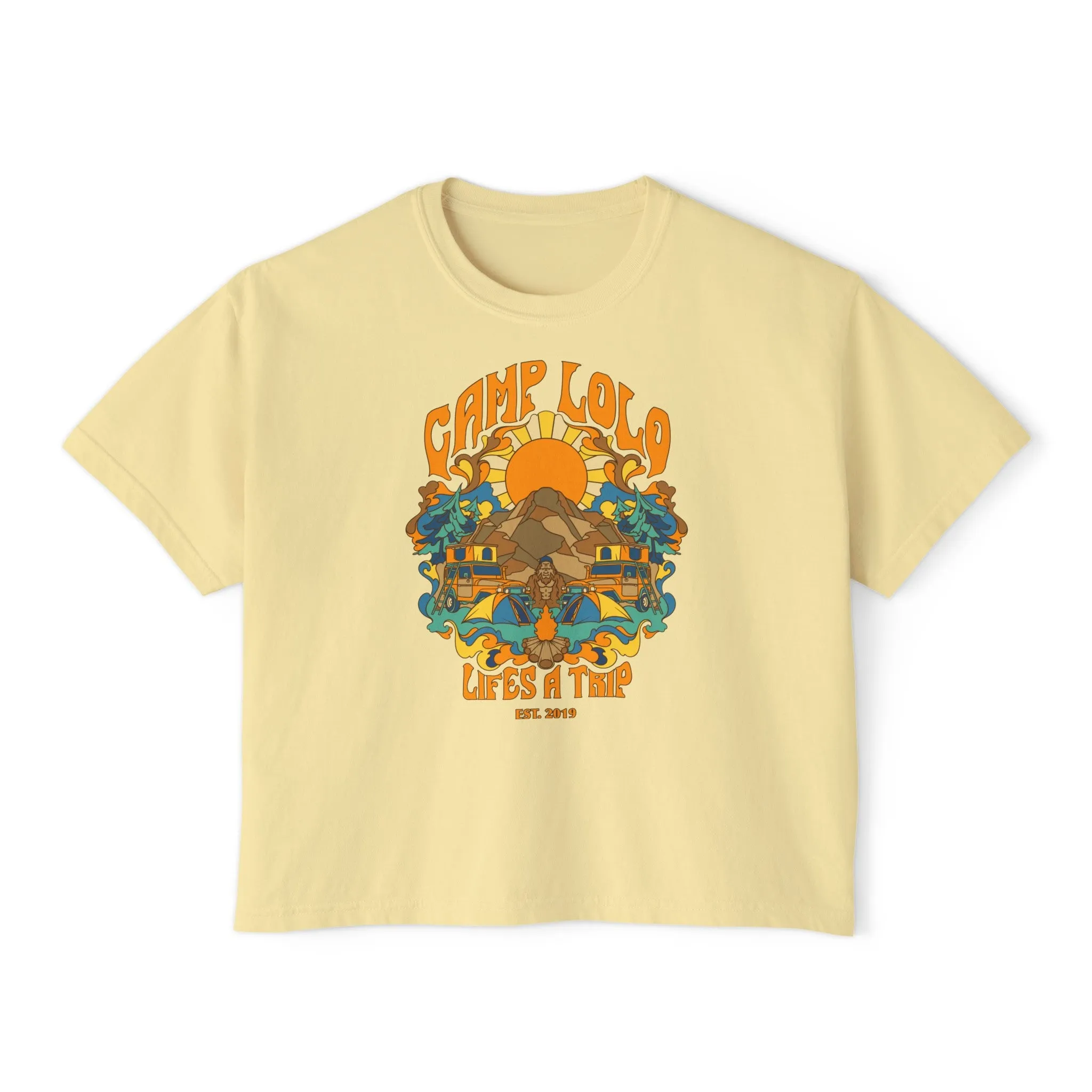 Camp Lolo Trippin' Women's Boxy Tee