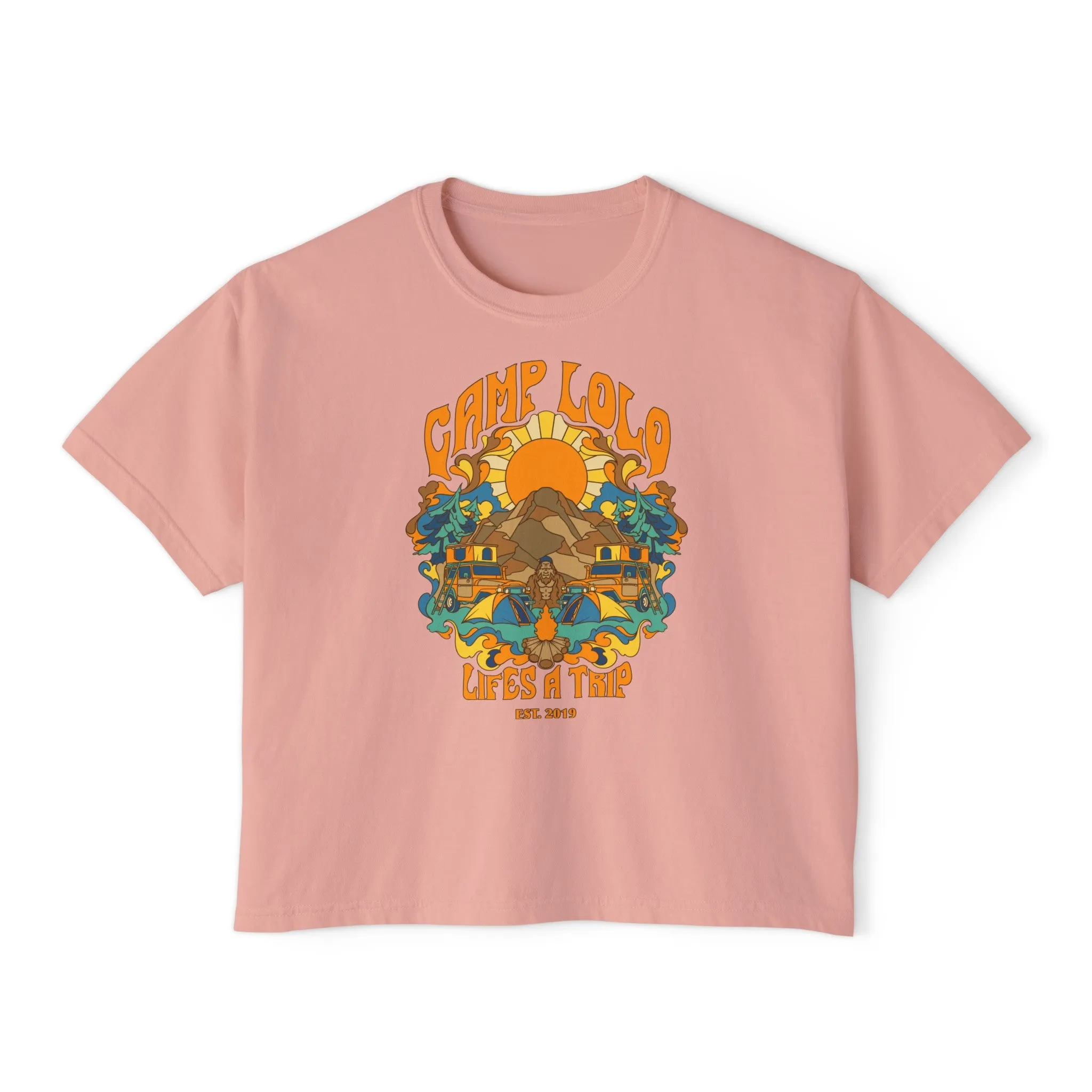 Camp Lolo Trippin' Women's Boxy Tee