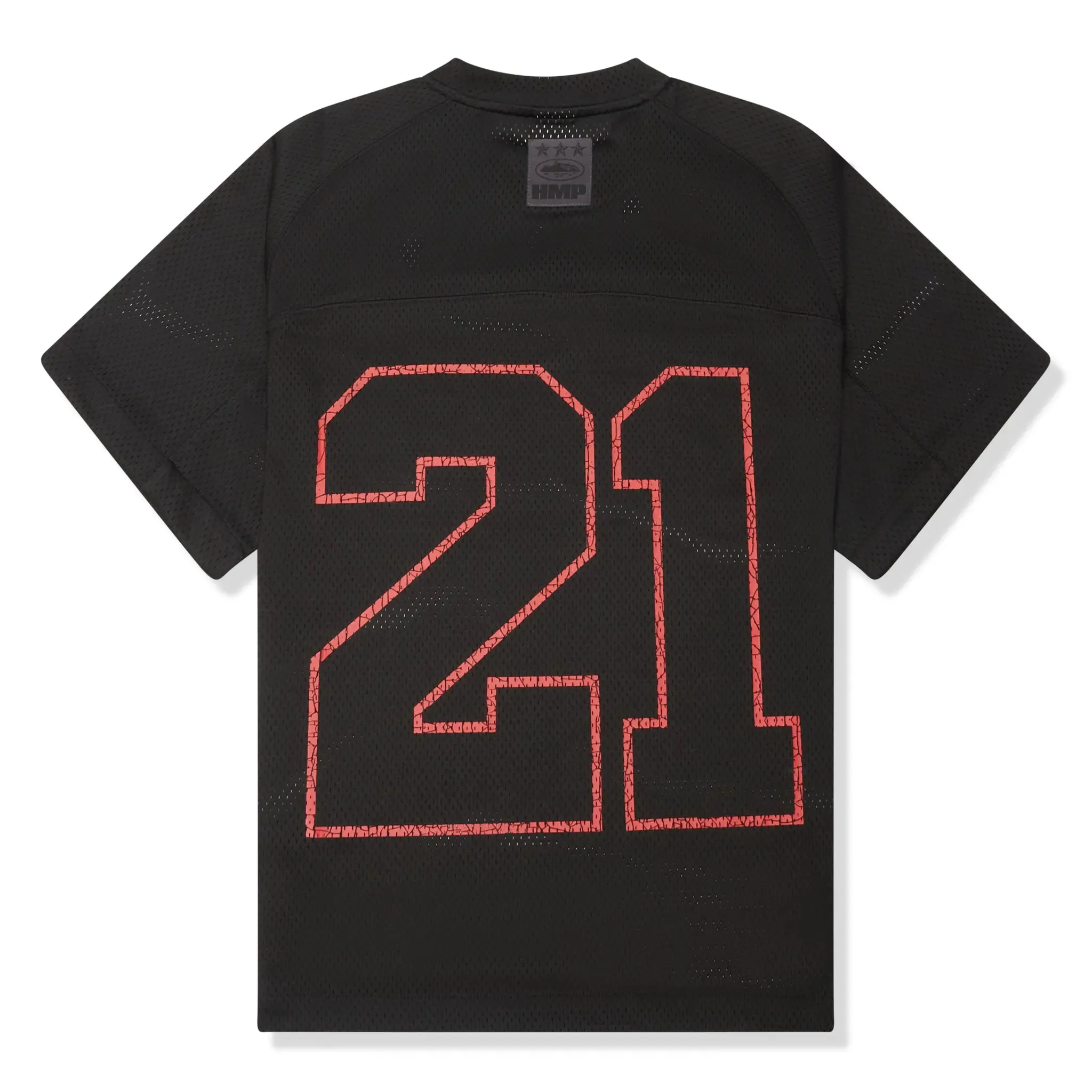 Corteiz x Slaughter Gang 21 Savage Mesh Black T Shirt