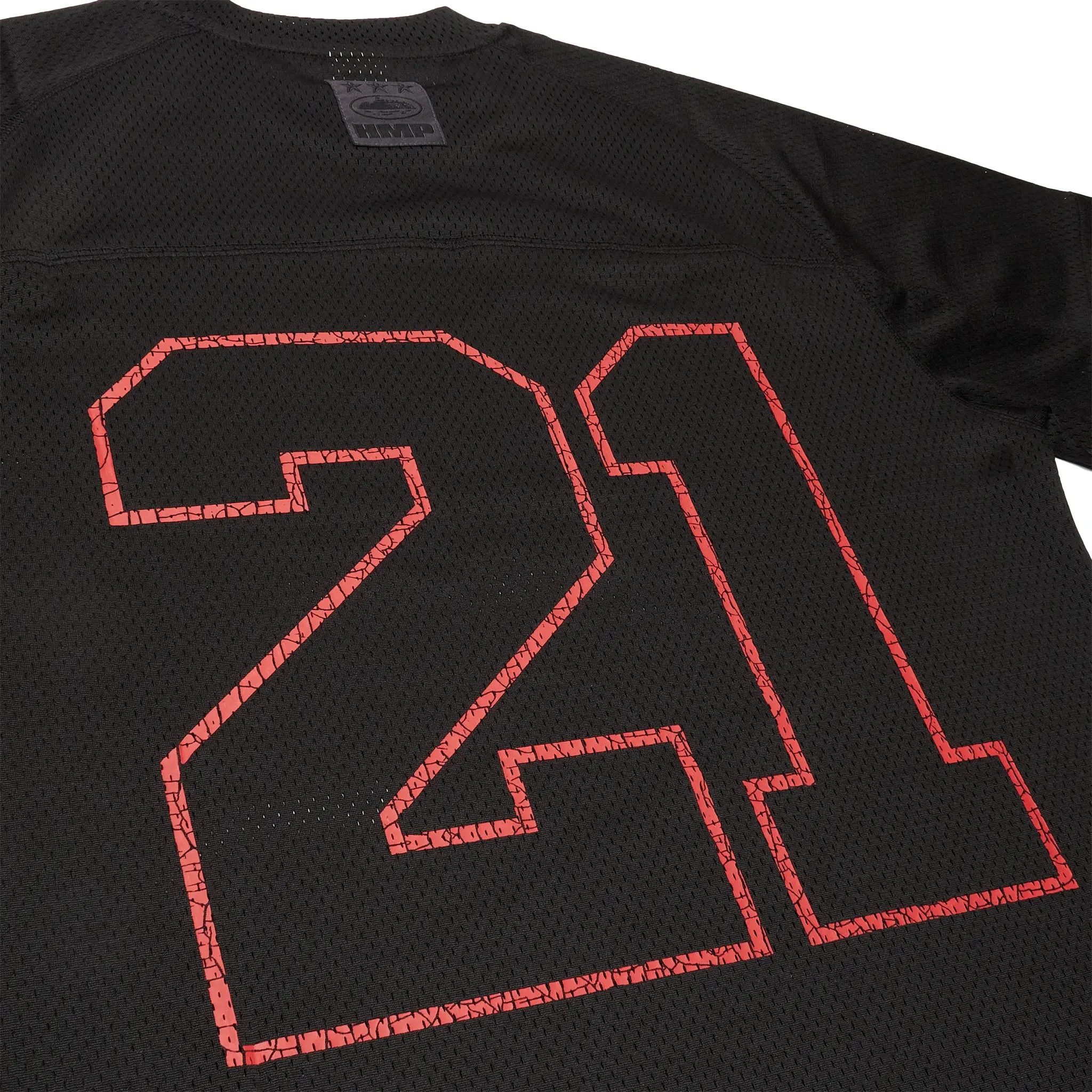 Corteiz x Slaughter Gang 21 Savage Mesh Black T Shirt