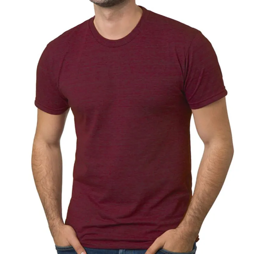 Cranberry Heather Tri Blend T-Shirt