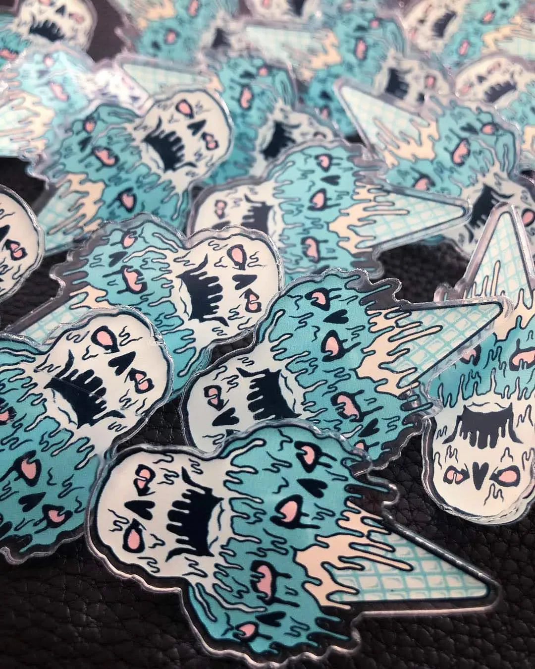 CREAM DEMON Acrylic Pin