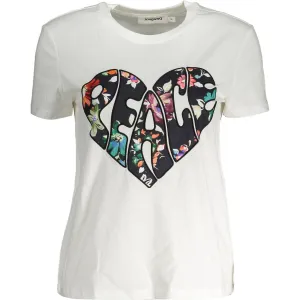 Desigual White Cotton Women's Top