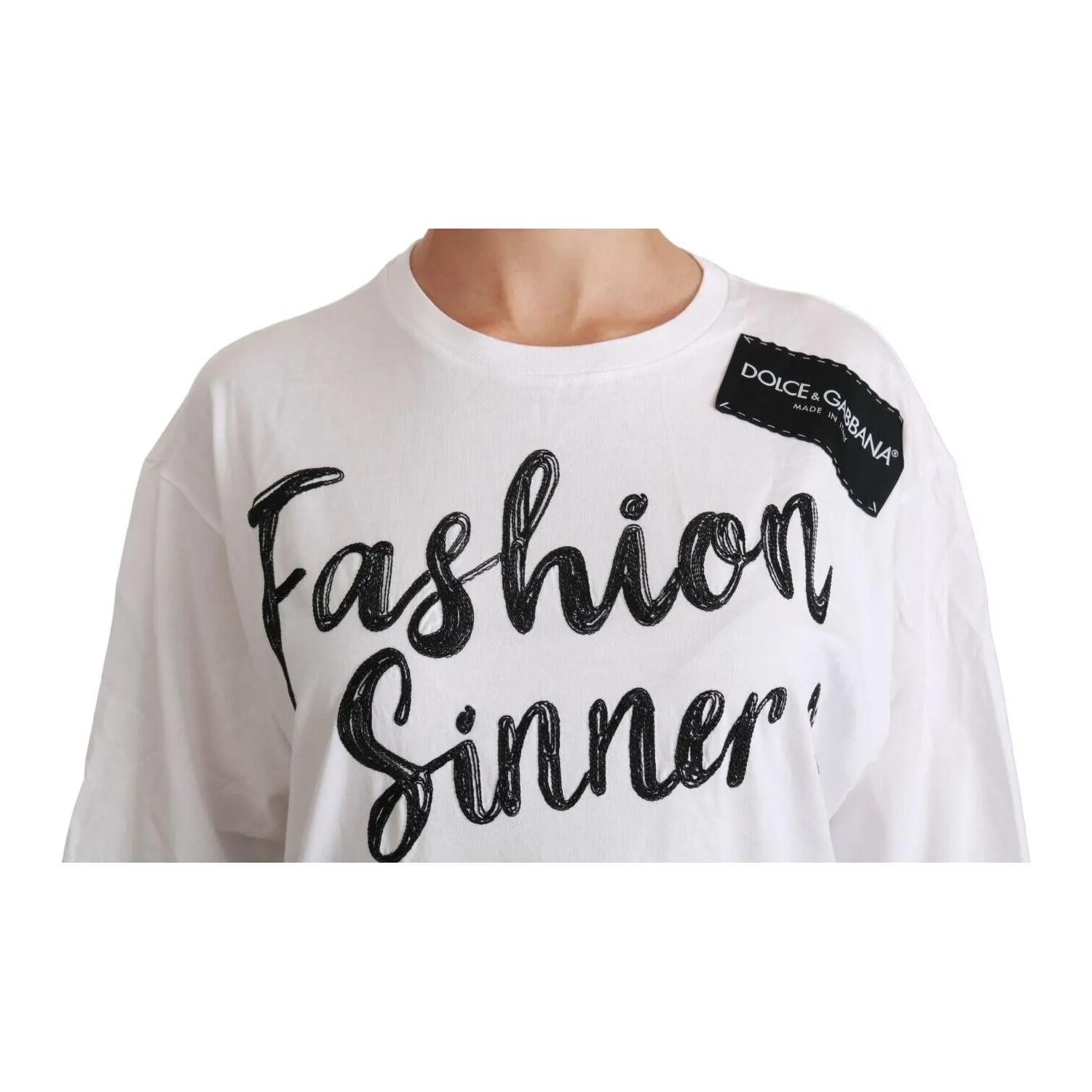 Dolce & Gabbana Chic DG Fashion Sinners Oversized Tee