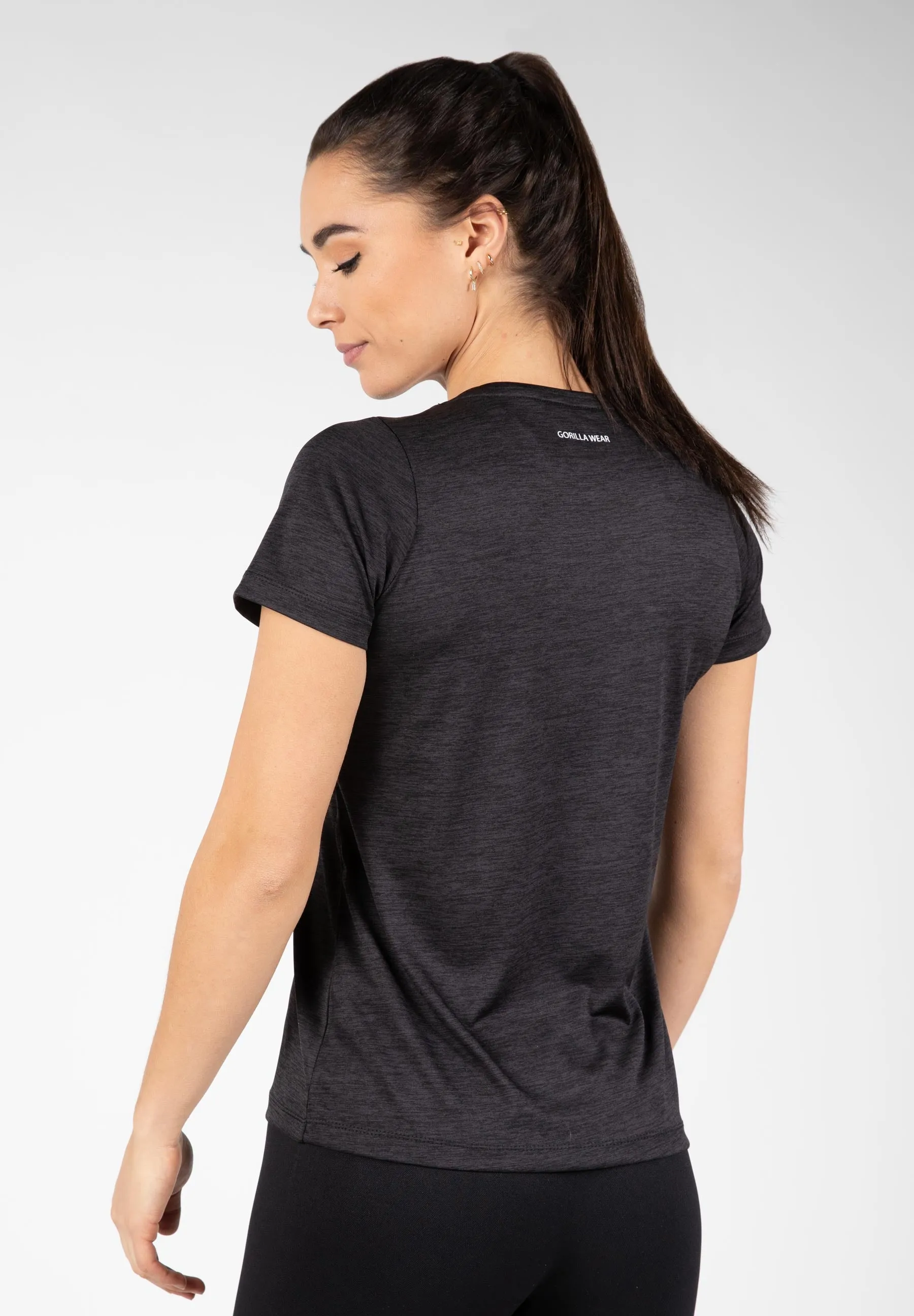 Elmira V-Neck T-Shirt - Black