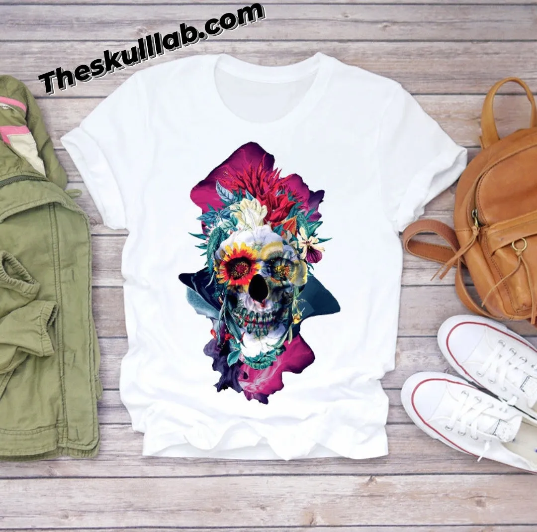 Fashion Original Skull Print T-Shirt *4 styles