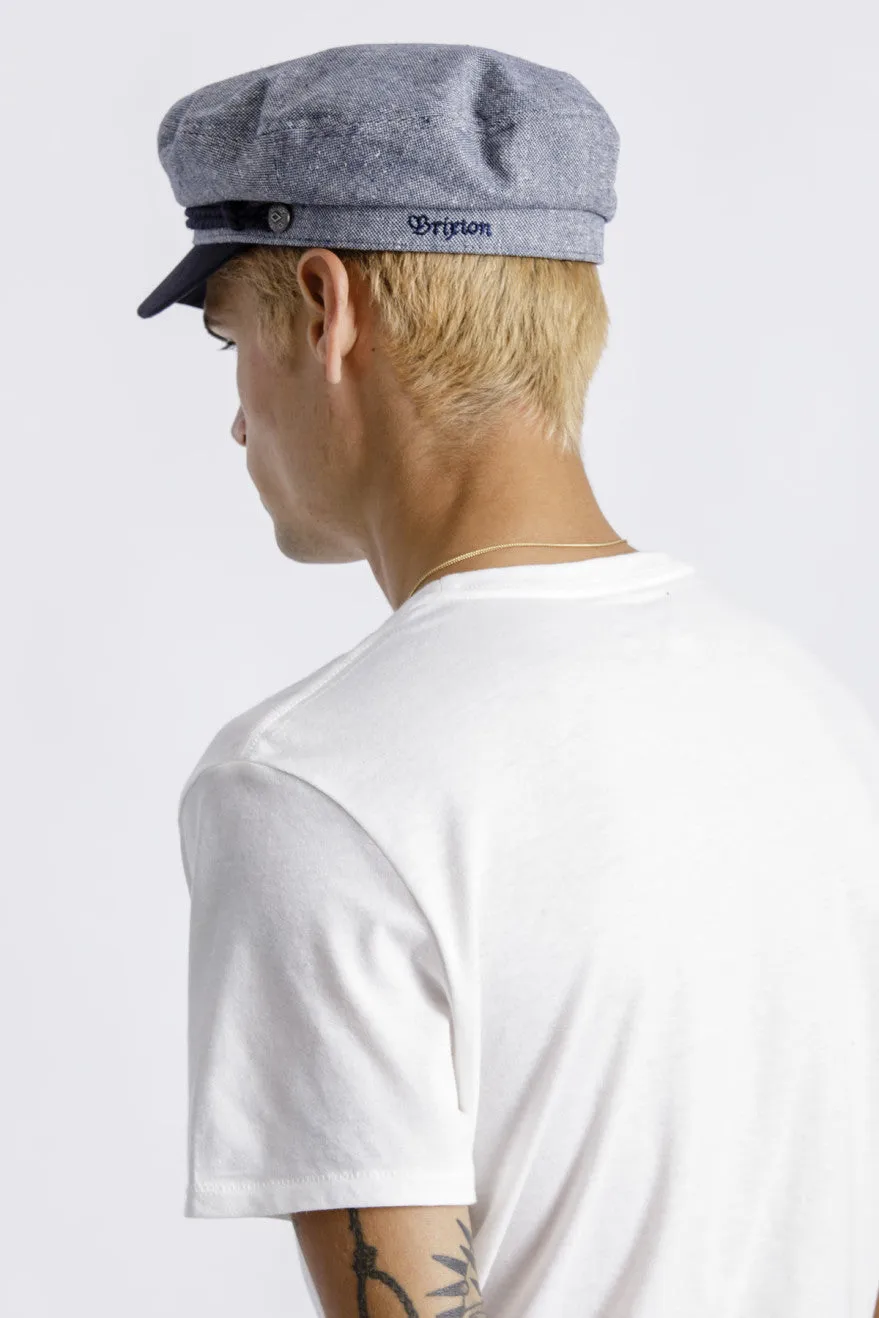 Fiddler Cap - Navy/Off White