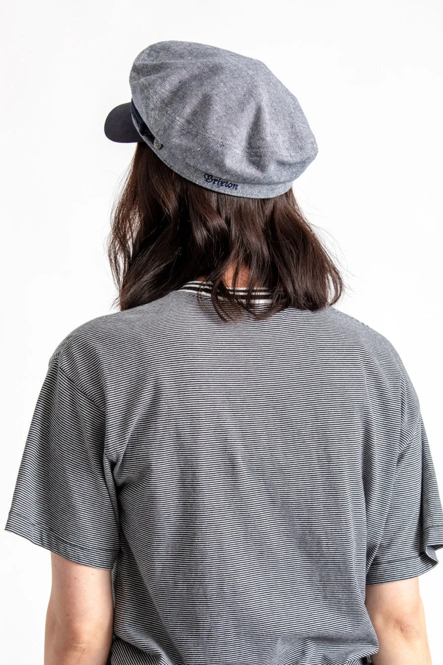 Fiddler Cap - Navy/Off White