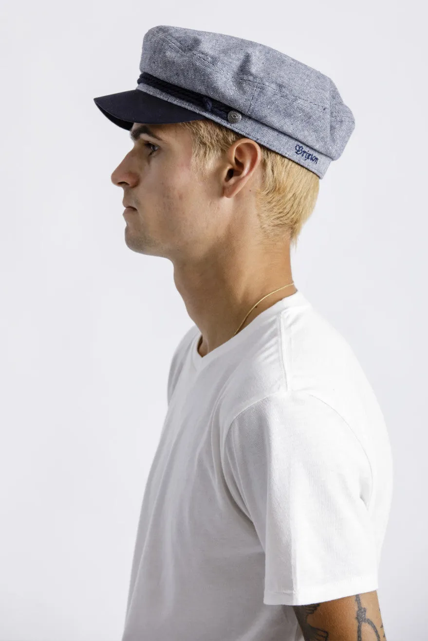 Fiddler Cap - Navy/Off White