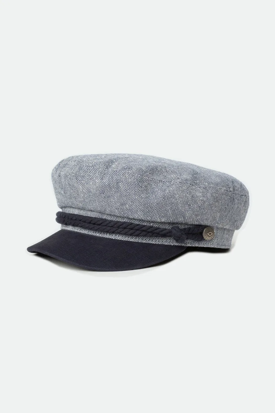 Fiddler Cap - Navy/Off White