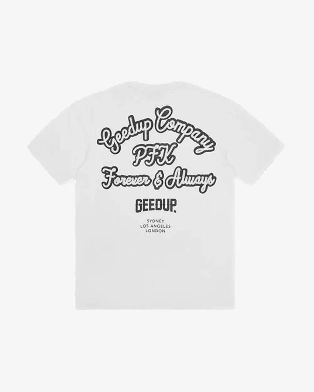 GEEDUP PLAY FOR KEEPS 13 YR NAVY WHITE TEE