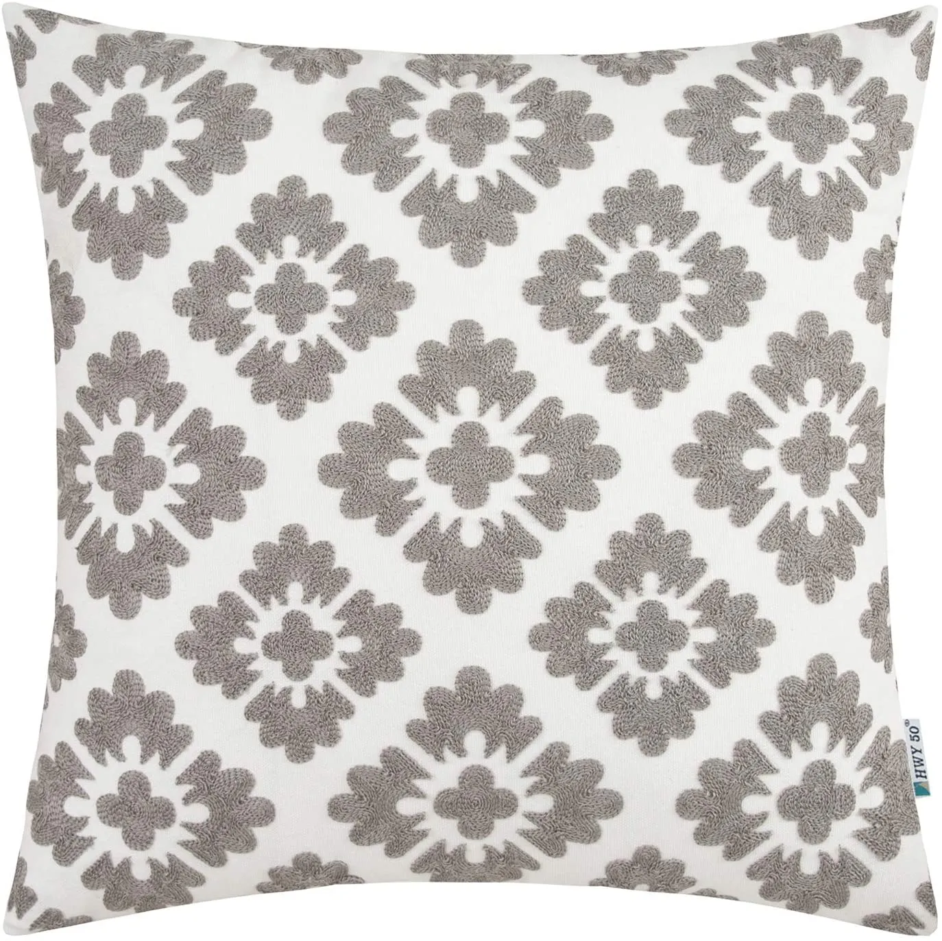 Gray Diamond Pillow