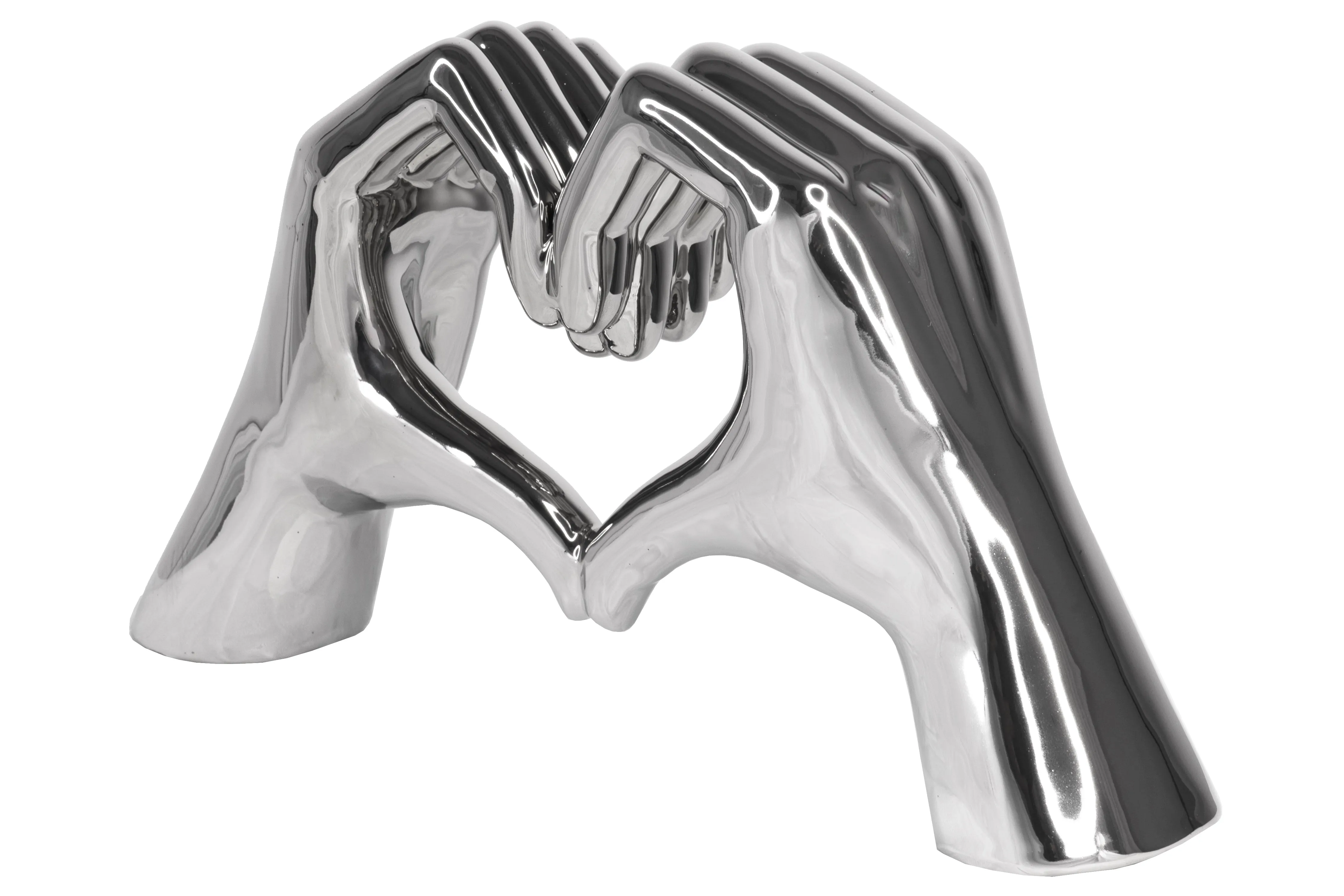 Heart Shaped Hands Sculpture