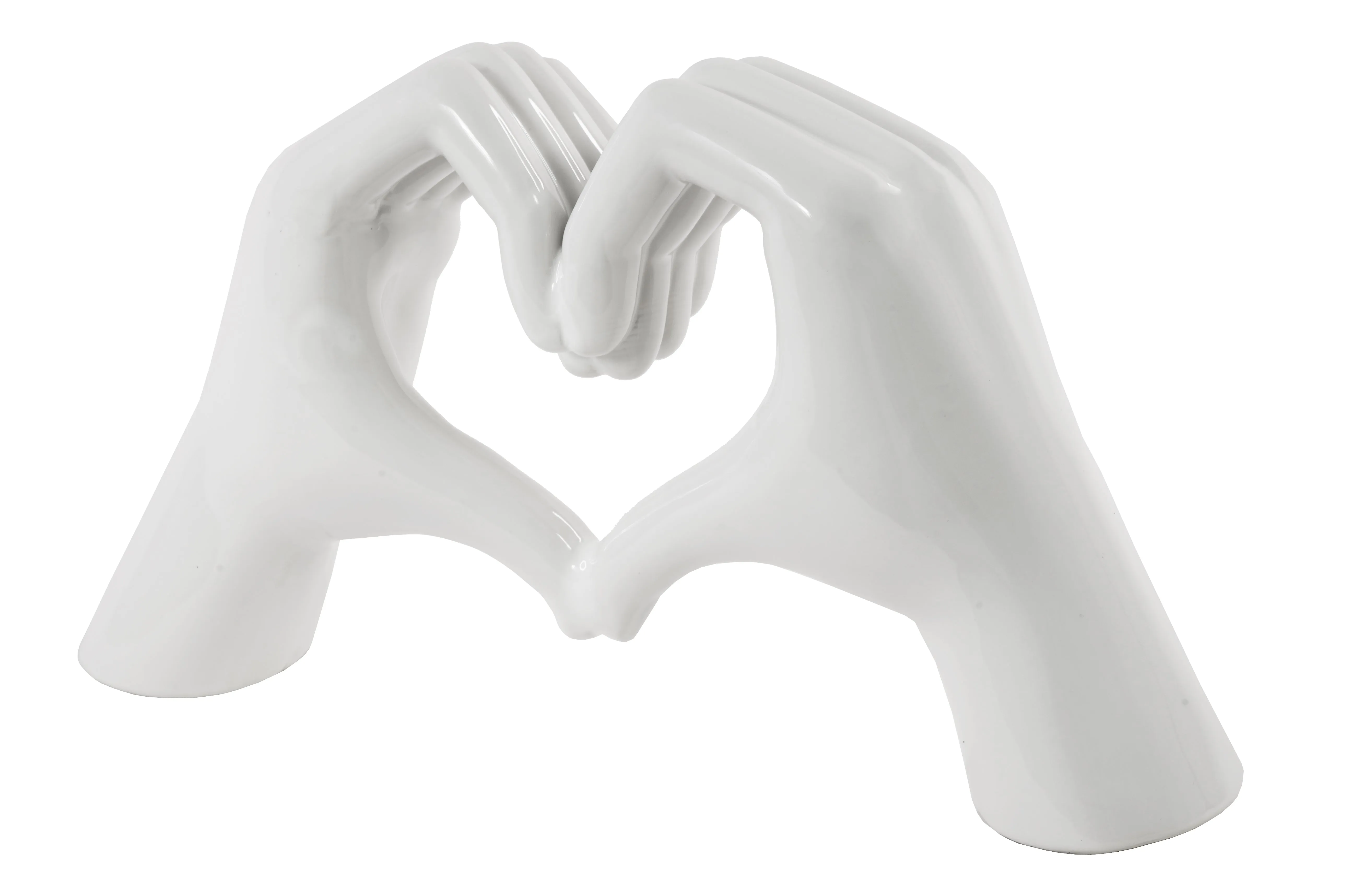 Heart Shaped Hands Sculpture