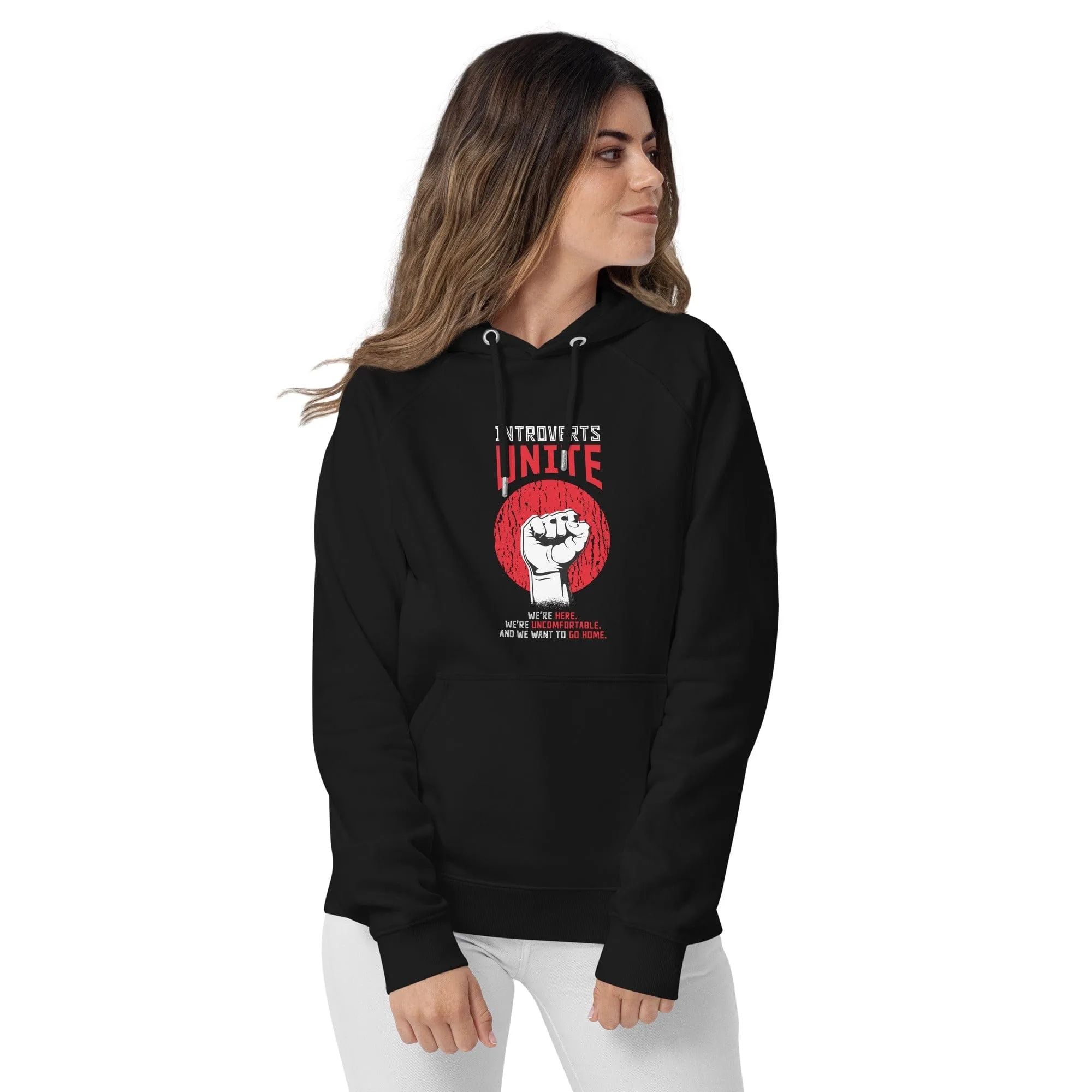 Introverts unite! - Eco Hoodie