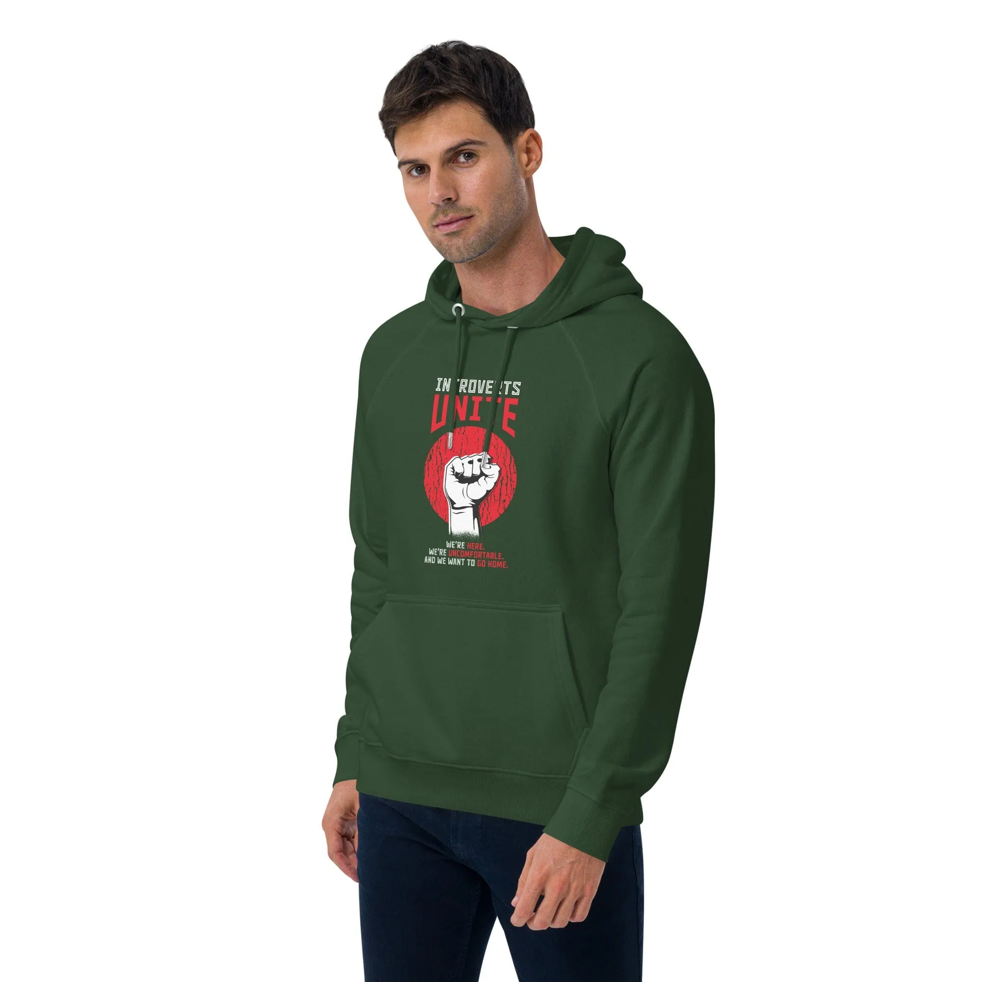 Introverts unite! - Eco Hoodie